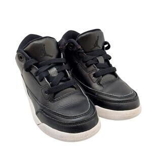 Air Jordan Retro III Shoes 429487-020 Black/White US 12C
